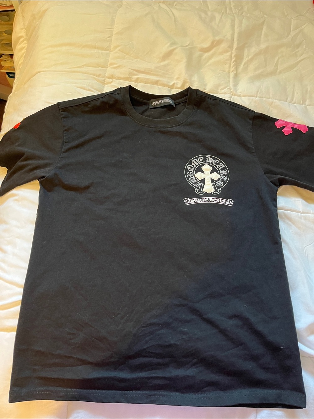 CHROME HEARTS colorful crosses t-shirt